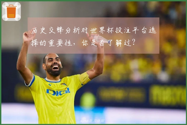 历史交锋分析对世界杯投注平台选择的重要性，你是否了解过？